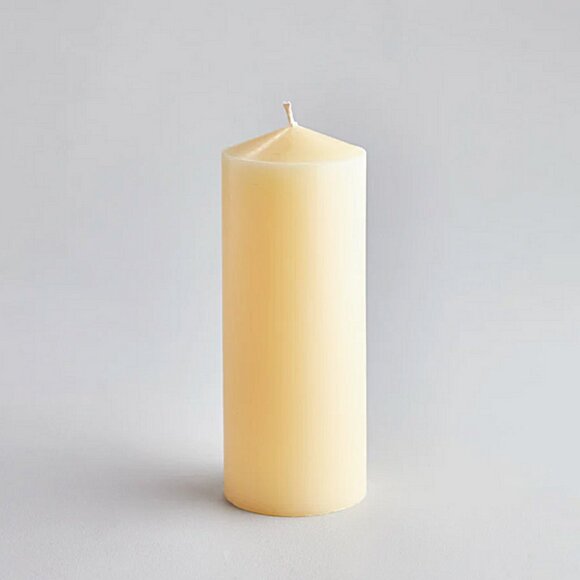 St Eval Pillar Candle 12" x 4" Church Unscented 30cm Tall Home Table Centerpiece - Picture 1 of 3